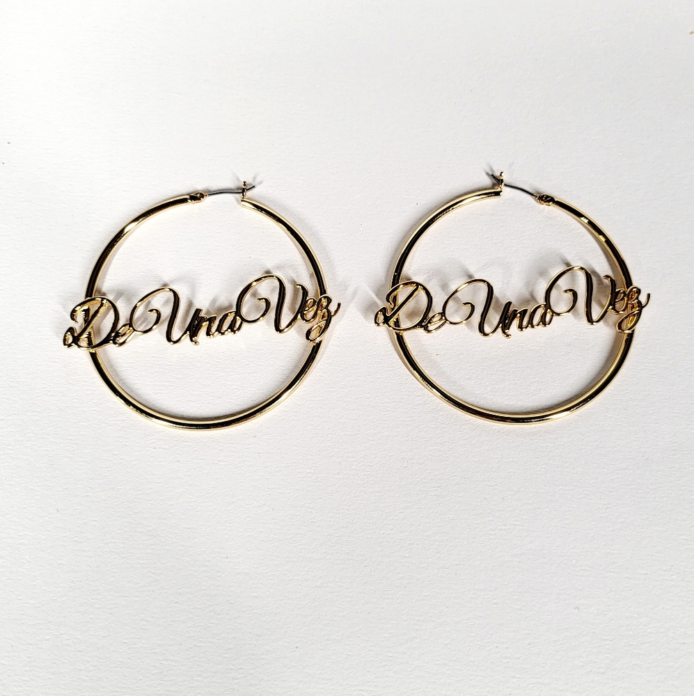 Selena Gomez De Una Ves 12k earrings